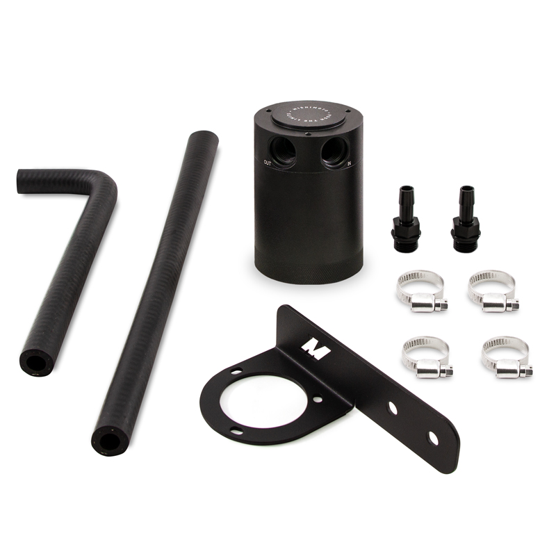 Mishimoto — Mishimoto 2016+ Honda Civic 1.5L Turbo Baffled Oil Catch Can Kit - Black (PCV Side)
Oil Catch Can Kit - view 8